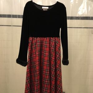 Bonnie Jean girls holiday dress, size 6X